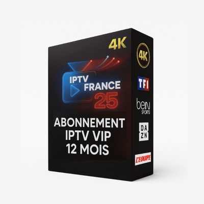 abonnement IPTV VIP 12 mois