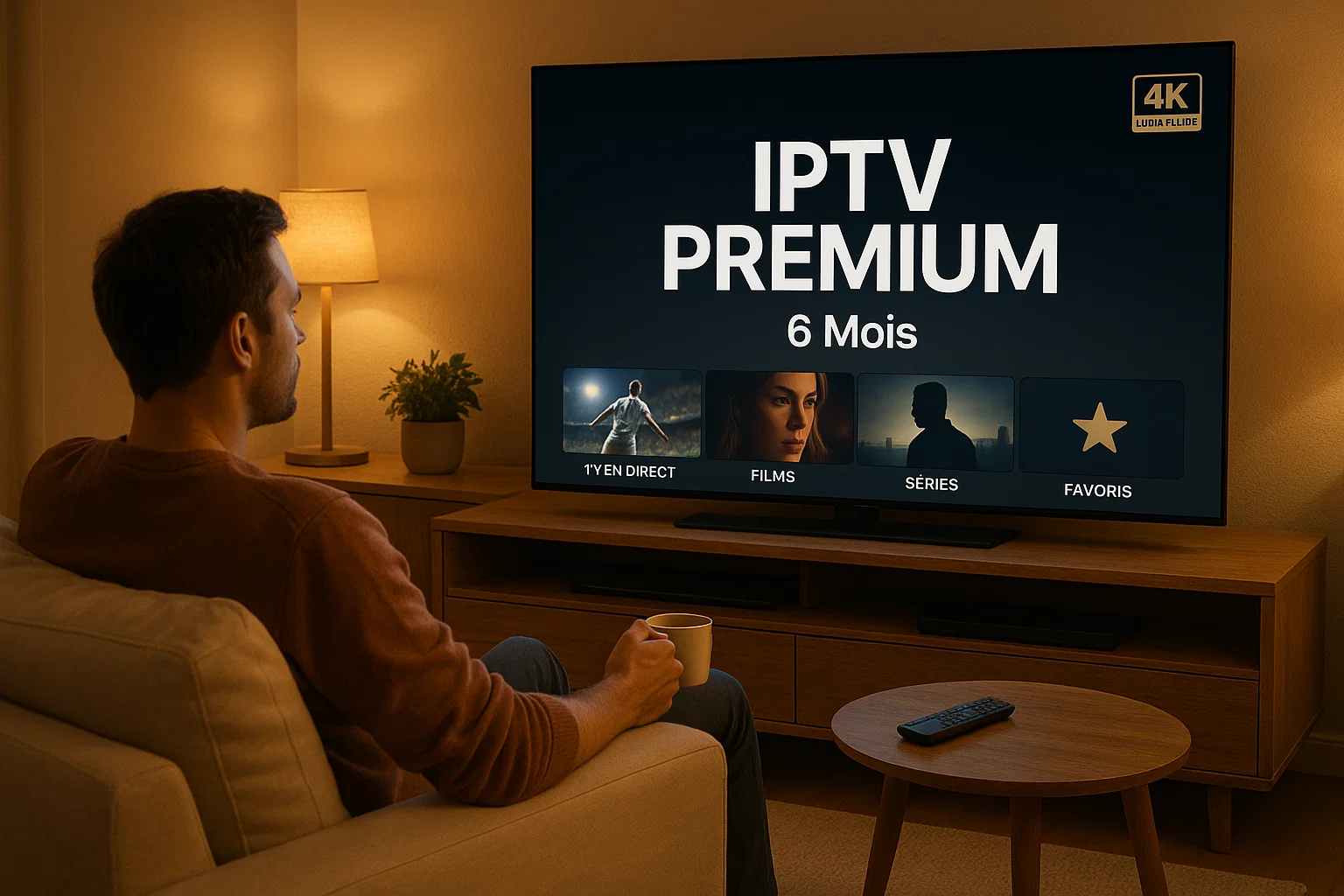 Abonnement IPTV PREMIUM 6 Moi