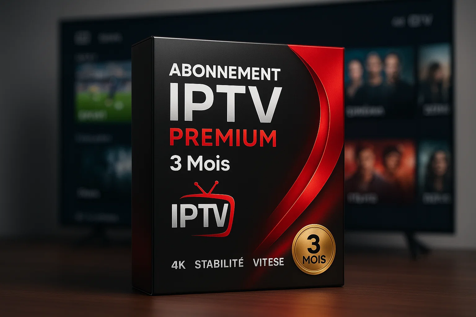 Abonnement IPTV PREMIUM 3 Mois