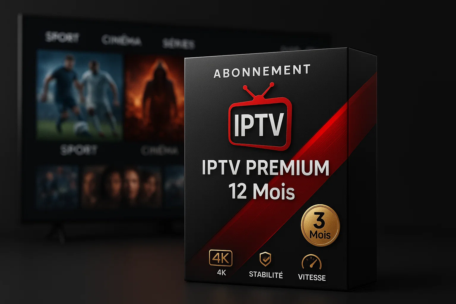 IPTV Premium 12 mois
